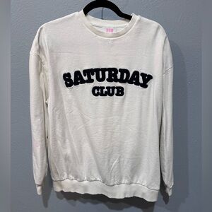 Saturday Club Sweatshirt Womens